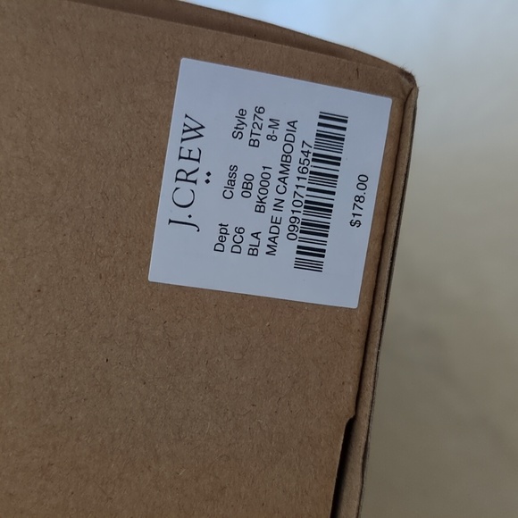 J. CREW Factory Black Flat Sueded Ankle Boot Women’s Sizes 8 Excellent!! - Picture 8 of 16